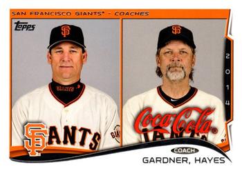 2014 Topps Coca-Cola San Francisco Giants #SF30 Mark Gardner / Bill Hayes Front