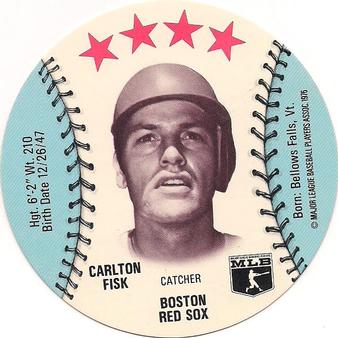 1976 Carousel Discs #NNO Carlton Fisk Front
