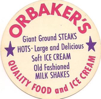 1976 Orbaker's Discs #NNO Henry Aaron Back