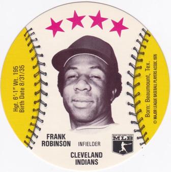 1976 Red Barn Discs #NNO Frank Robinson Front