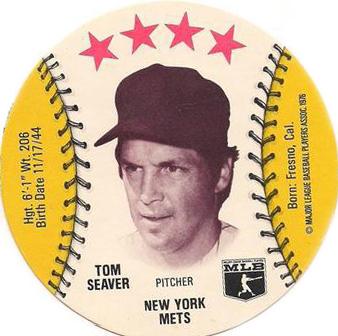 1976 Red Barn Discs #NNO Tom Seaver Front