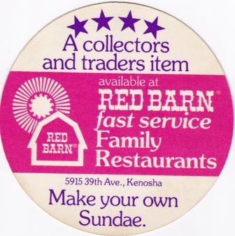 1976 Red Barn Discs #NNO Vida Blue Back