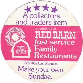 1976 Red Barn Discs #NNO John Candelaria Back