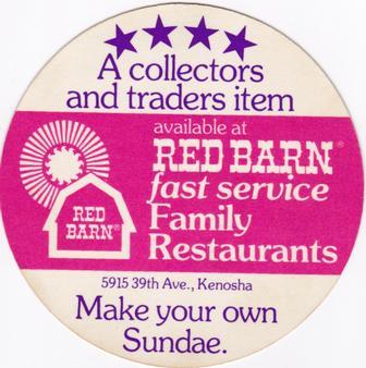 1976 Red Barn Discs #NNO Jim Palmer Back