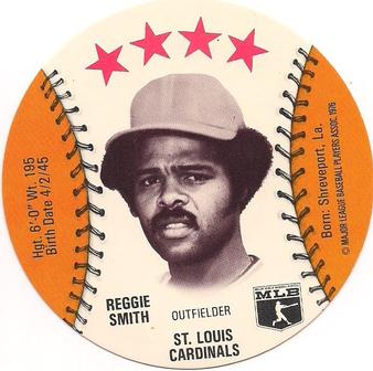 1976 Safelon Super Star Lunch Bags - Safelon Super Star Discs #NNO Reggie Smith Front