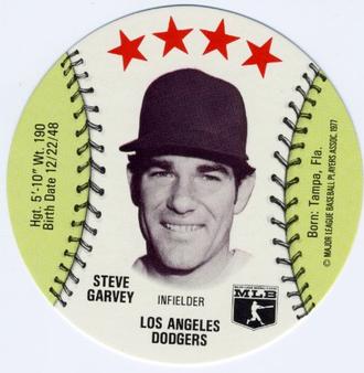 1977 Chilly Willee Discs #NNO Steve Garvey Front