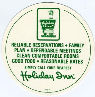 1977 Holiday Inn Discs #NNO Hal McRae Back