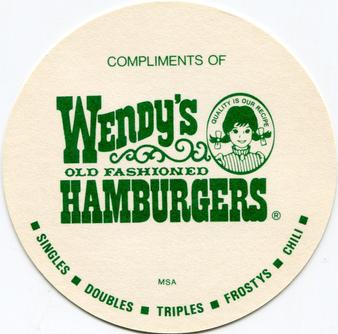 1977 Wendy's Discs #NNO Al Hrabosky Back