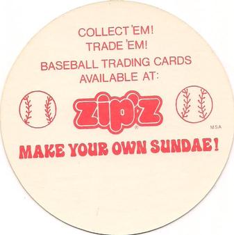 1977 Zip'z Discs #NNO Buddy Bell Back
