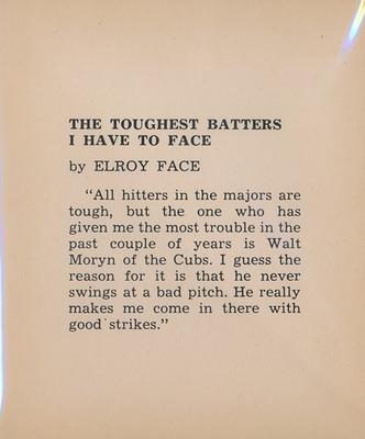 1959 Kahn's Wieners #NNO Elroy Face Back