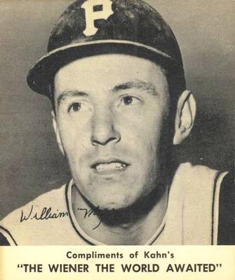 1960 Kahn's Wieners #NNO Bill Mazeroski Front
