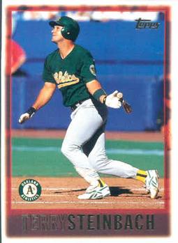 1997 Topps #111 Terry Steinbach Front