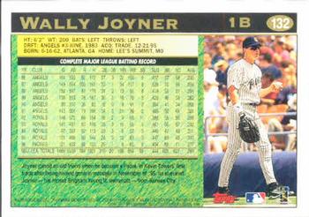 1997 Topps #132 Wally Joyner Back