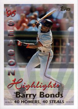 1997 Topps #465 Barry Bonds Front