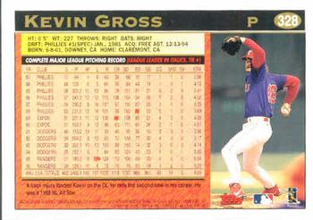 1997 Topps #328 Kevin Gross Back