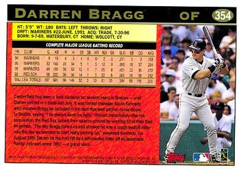 1997 Topps #354 Darren Bragg Back