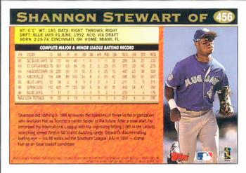 1997 Topps #456 Shannon Stewart Back