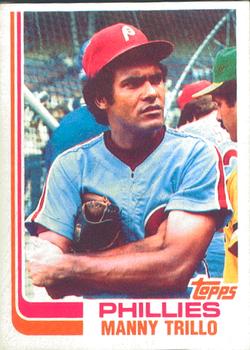1982 Topps - Blackless #220 Manny Trillo Front