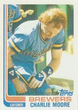 1982 Topps - Blackless #308 Charlie Moore Front