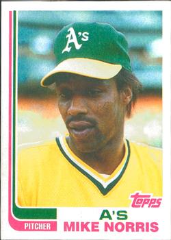 1982 Topps - Blackless #370 Mike Norris Front