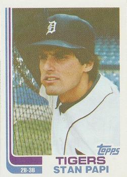 1982 Topps - Blackless #423 Stan Papi Front