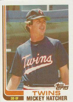 1982 Topps - Blackless #467 Mickey Hatcher Front