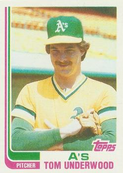 1982 Topps - Blackless #757 Tom Underwood Front