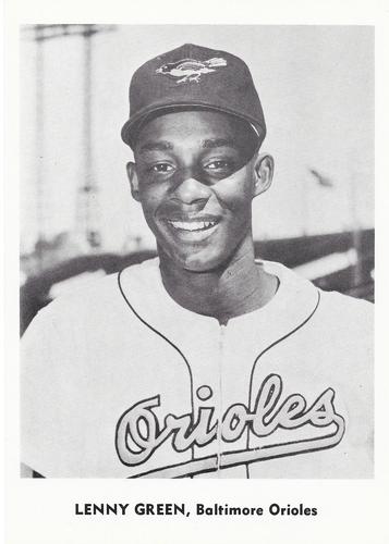 1959 Jay Publishing Baltimore Orioles Set D #NNO Lenny Green Front