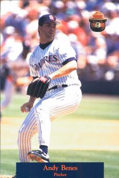 1992 San Diego Padres Smokey #NNO Andy Benes Front
