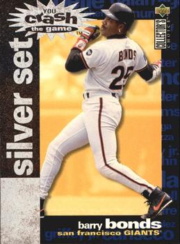 1995 Collector's Choice - You Crash the Game Silver Exchange #CR3 Barry Bonds Front