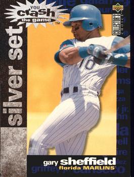 1995 Collector's Choice - You Crash the Game Silver Exchange #CR18 Gary Sheffield Front