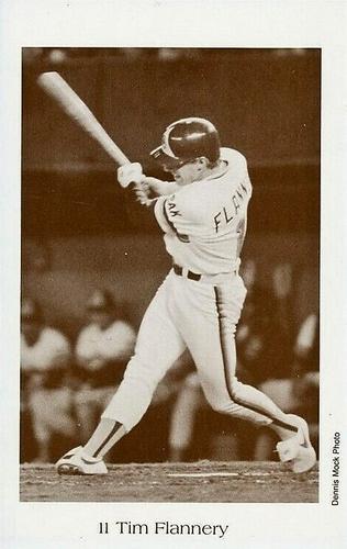 1984 Dennis Mock San Diego Padres Postcards #NNO Tim Flannery Front