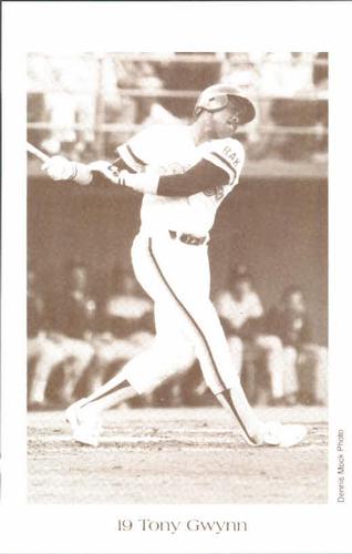 1984 Dennis Mock San Diego Padres Postcards #NNO Tony Gwynn Front