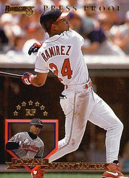 1995 Donruss - Press Proofs #370 Manny Ramirez Front