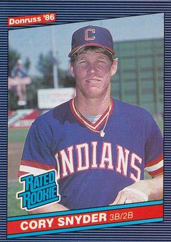 1986 Donruss #29 Cory Snyder Front