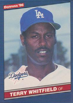 1986 Donruss #337 Terry Whitfield Front