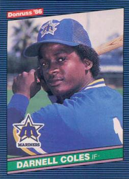 1986 Donruss #557 Darnell Coles Front