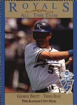 1993 Kansas City Star Royals All-Time Team #NNO George Brett Front