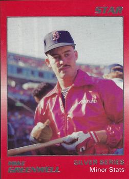 1988 Star Silver #28 Mike Greenwell Front