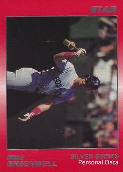 1988 Star Silver #35 Mike Greenwell Front