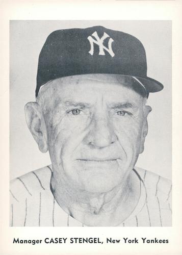 1960 Jay Publishing New York Yankees #NNO Casey Stengel Front