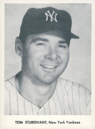 1959 Jay Publishing New York Yankees #NNO Tom Sturdivant Front