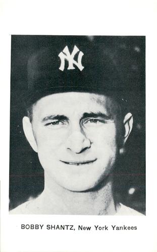 1965 Jay Publishing New York Yankees Postcards #19 Bobby Shantz Front