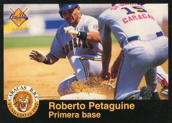 1995-96 Line Up Venezuelan Winter League #27 Roberto Petagine Front