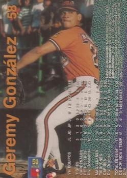 1995-96 Line Up Venezuelan Winter League #58 Geremy Gonzalez Back