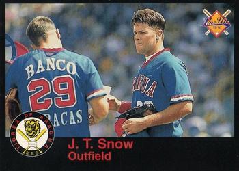 1995-96 Line Up Venezuelan Winter League #107 J.T. Snow Front