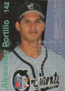 1995-96 Line Up Venezuelan Winter League #142 Alexander Portillo Back