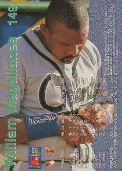 1995-96 Line Up Venezuelan Winter League #149 William Magallanes Back