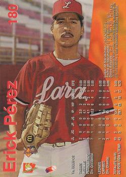 1995-96 Line Up Venezuelan Winter League #180 Erick Perez Back