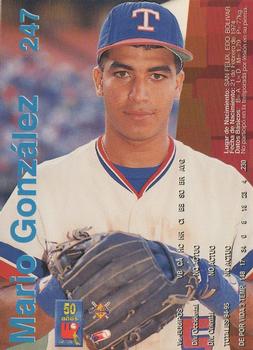 1995-96 Line Up Venezuelan Winter League #247 Mario Gonzalez Back